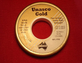 Unasco gold thread seal tape